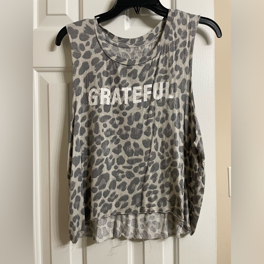 “Grateful” cut off/ sleeveless tank / tee shirt